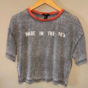 Made in the 90’s Crop Top Short Sleeve